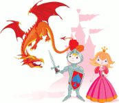A short story about a dragon and a knight