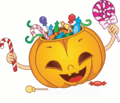 Cuento sobre Halloween y los dulces