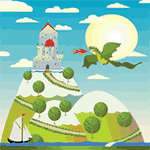 The Cloud Dragon A short story about the adventure of a terrible dragon